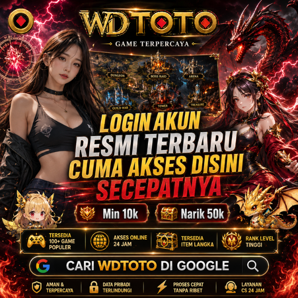 𝗪𝗗𝗧𝗢𝗧𝗢 : LOGIN AKUN RESMI TERBARU DI WDTOTO CUMA AKSES DISINI SECEPATNYA.