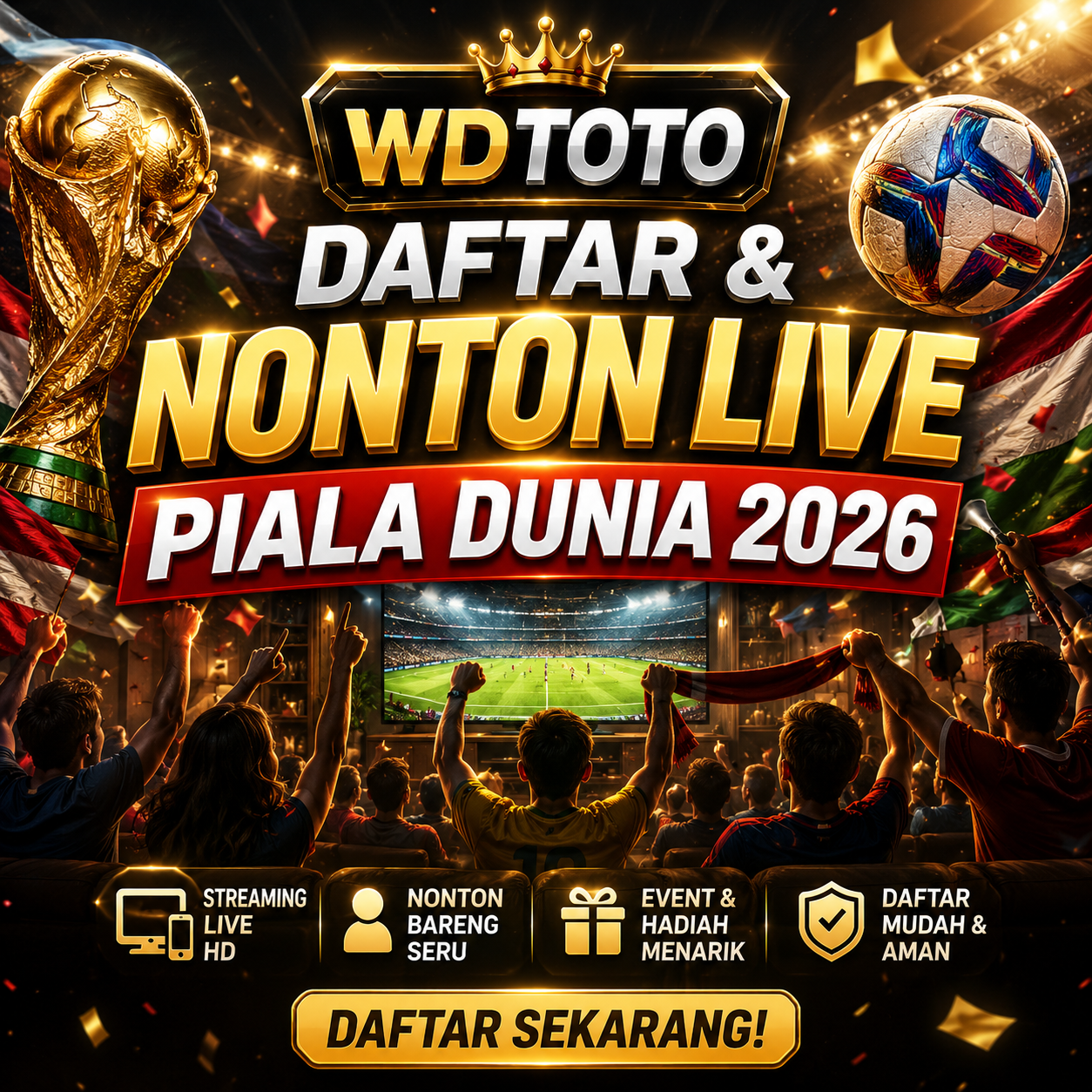 WDTOTO - Daftar & Nonton Live Piala Dunia 2026 Hanya Di WDTOTO # cgpbl