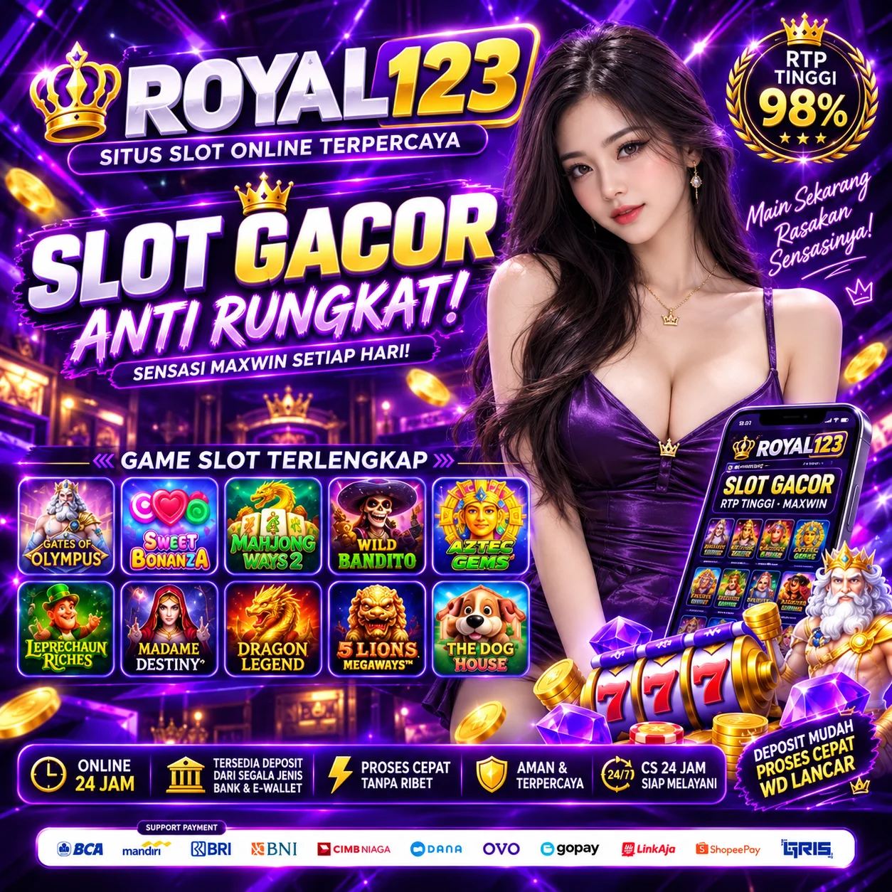 ROYAL123 Promo Game - Pilihan Anti Rungkat Favorit Pengguna Baru